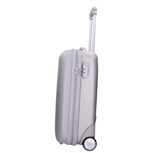 Krokomander kabinbőrönd - Ezüst