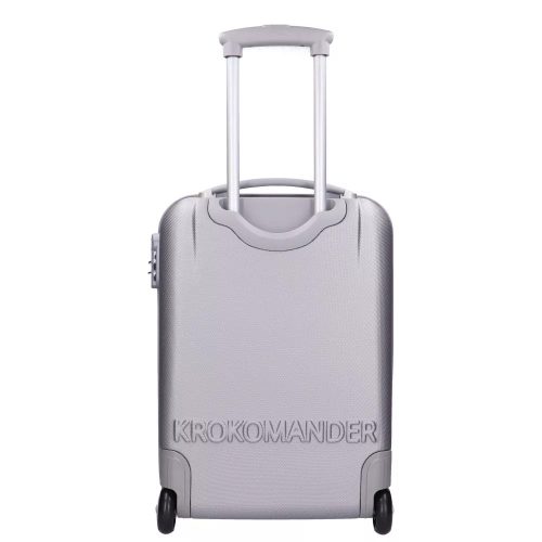 Krokomander kabinbőrönd - Ezüst
