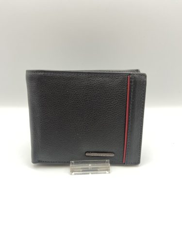 Bellugio bőr pénztárca - EM-96R-033-013-Fekete-Piros