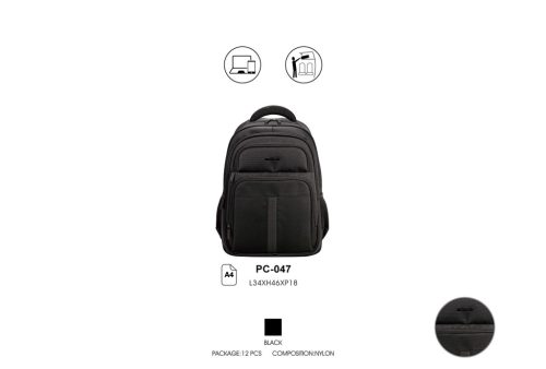 PC-047-BLACK-DJ táska